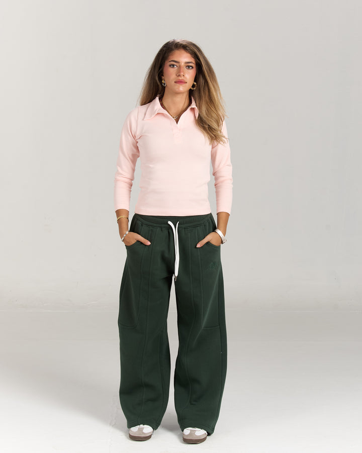 Green sweatpants