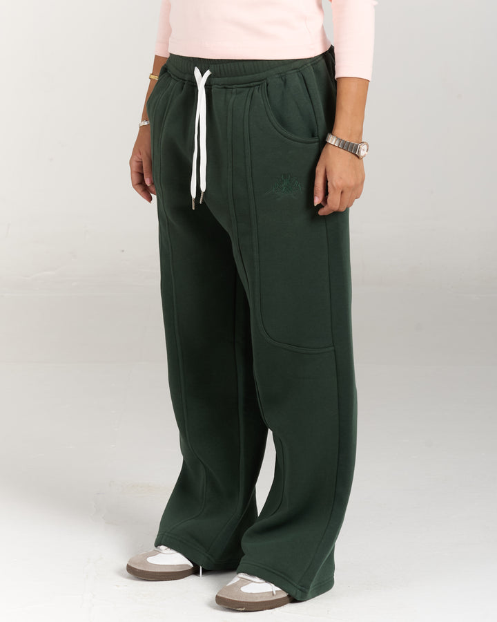 Green sweatpants