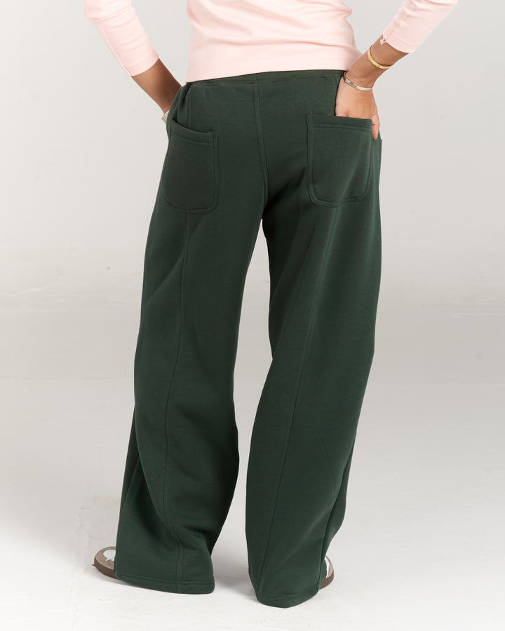 Green sweatpants