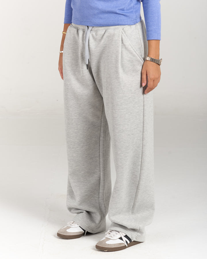Grey tilted Sweatpants