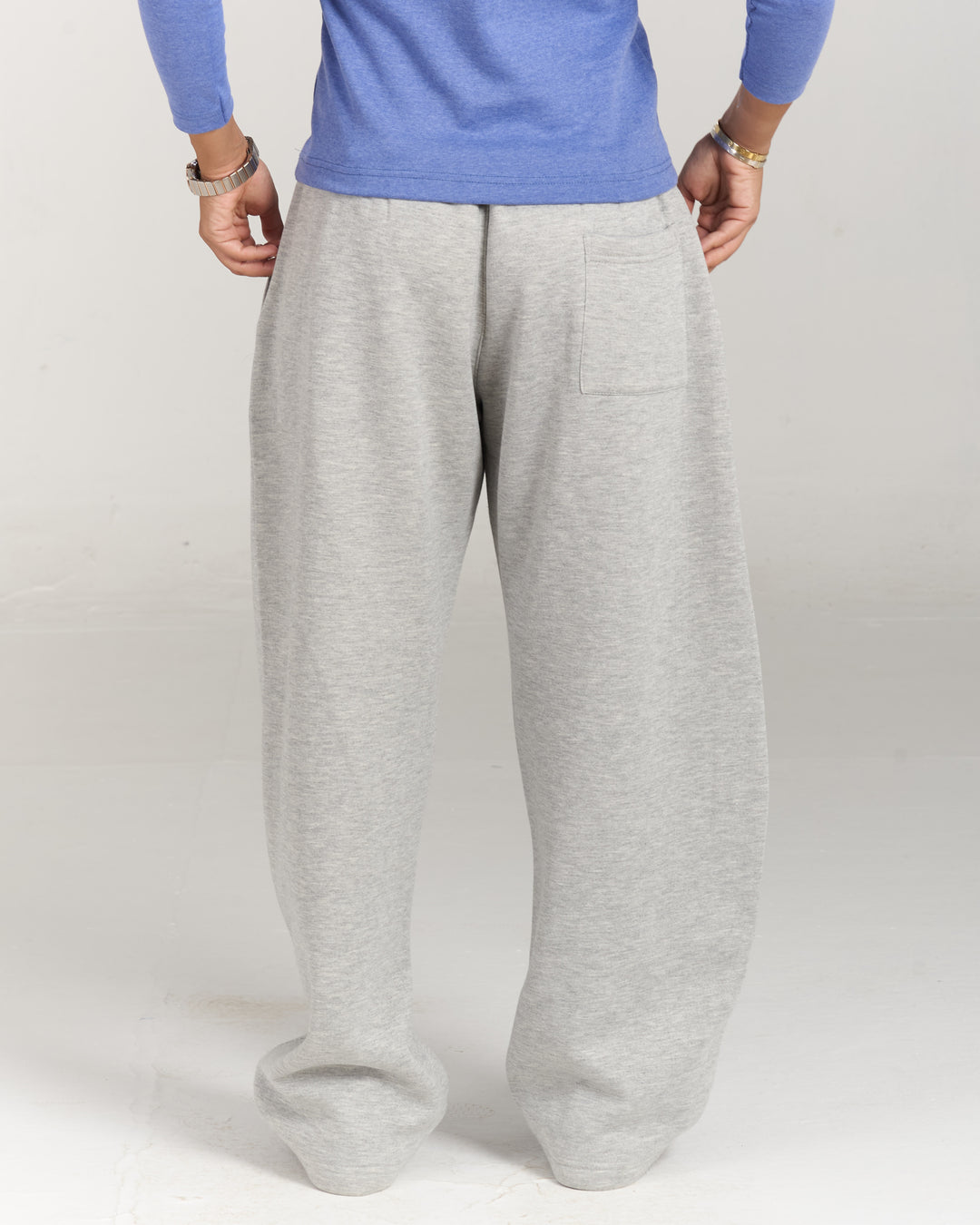 Grey tilted Sweatpants