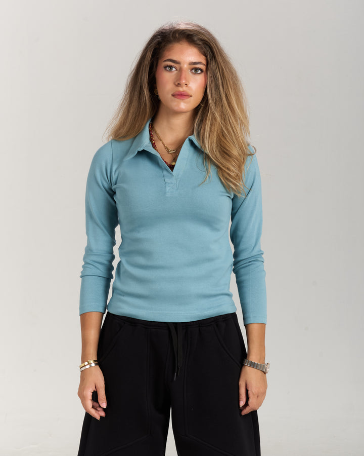 Light Green polo top
