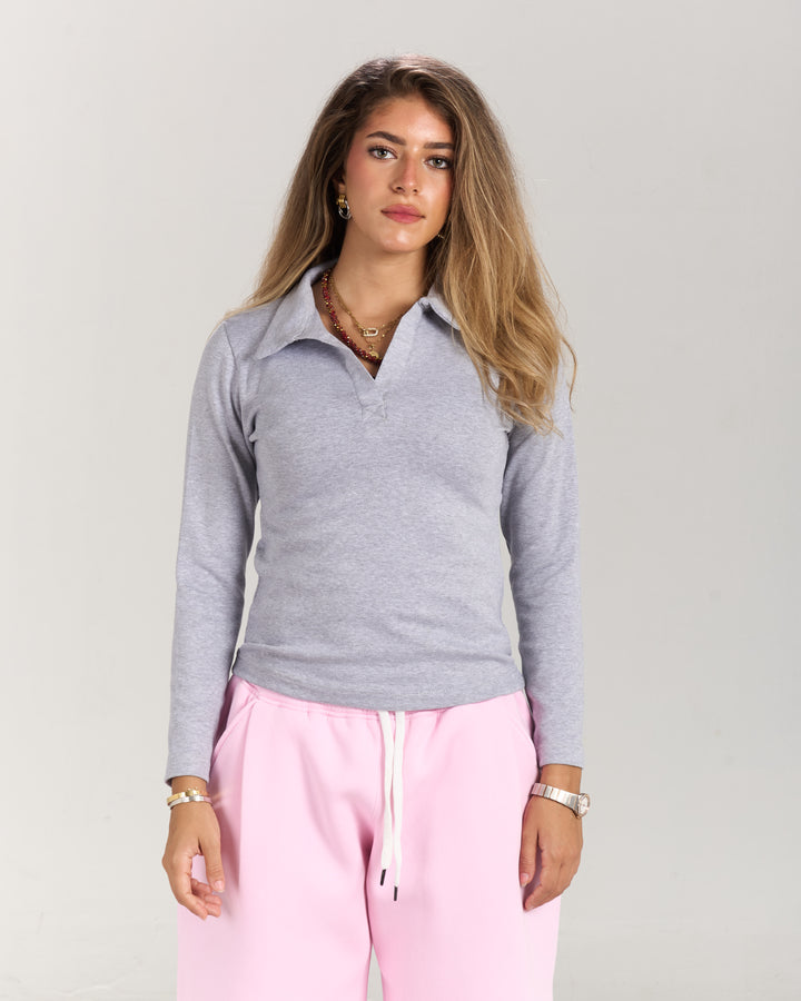 Light Grey Polo top