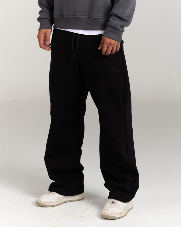 Black patches sweatpants