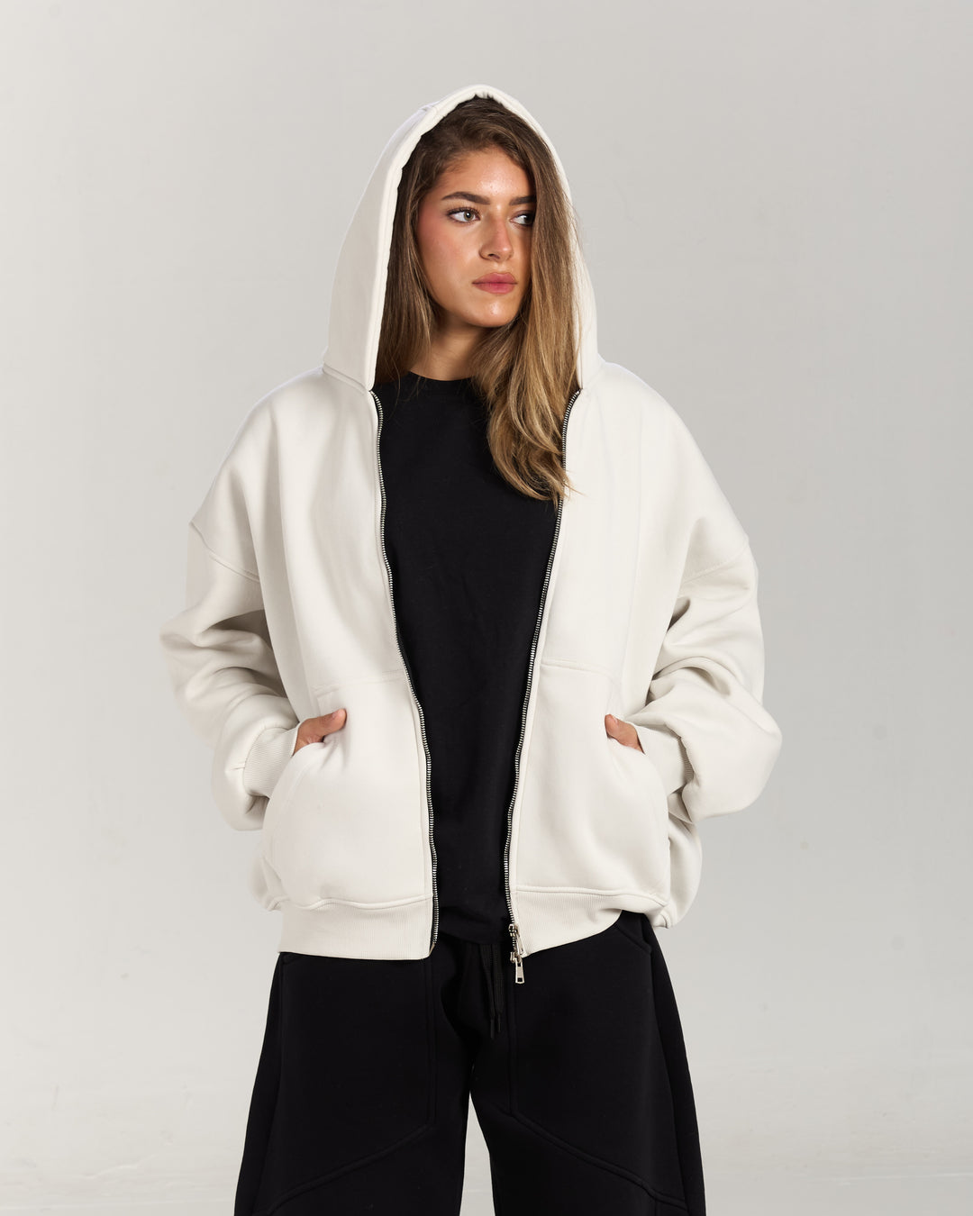 Icy white jacket