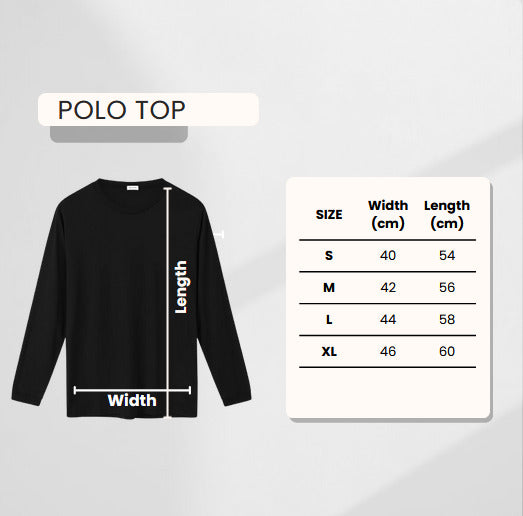 White Polo Top