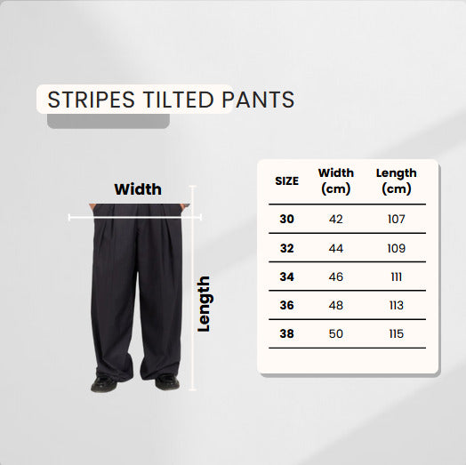 Stripes Tilted Pants