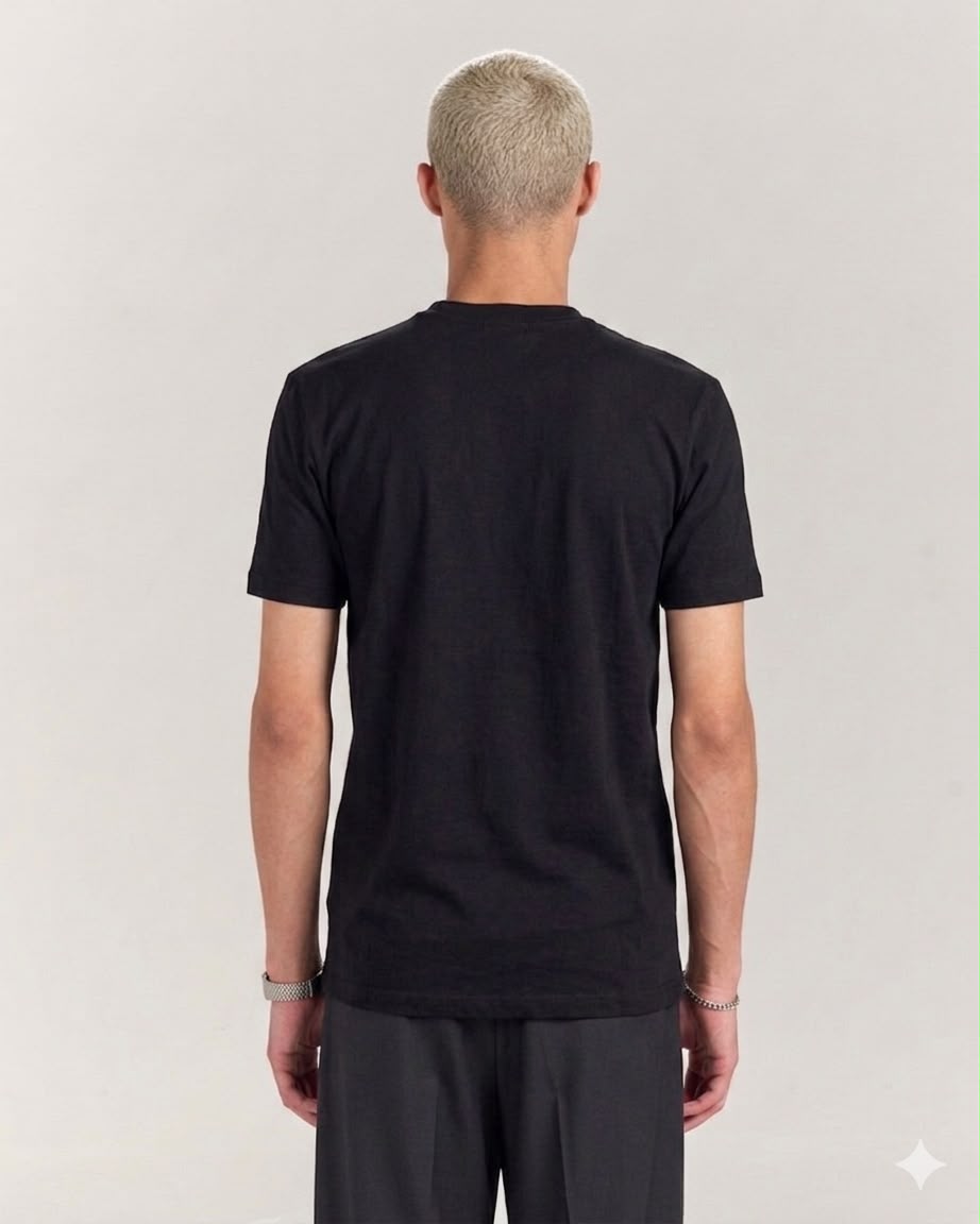 Black Slim Fit Tshirt