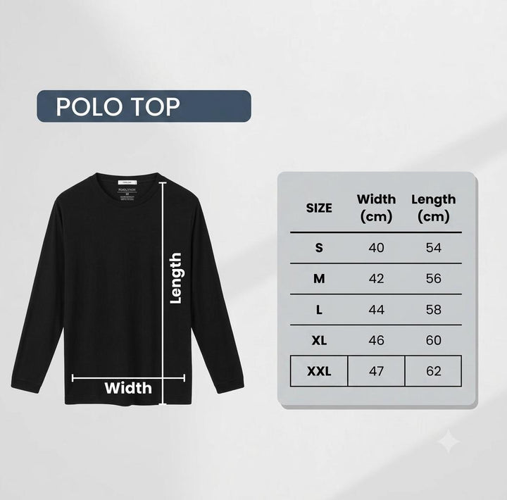 Black Polo Top