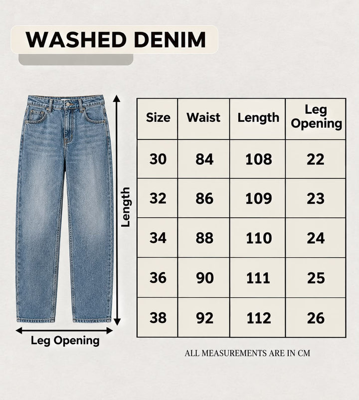 Grey Washed Denim