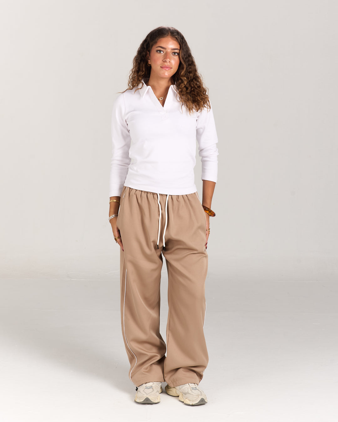 Dark Beige Trackpants