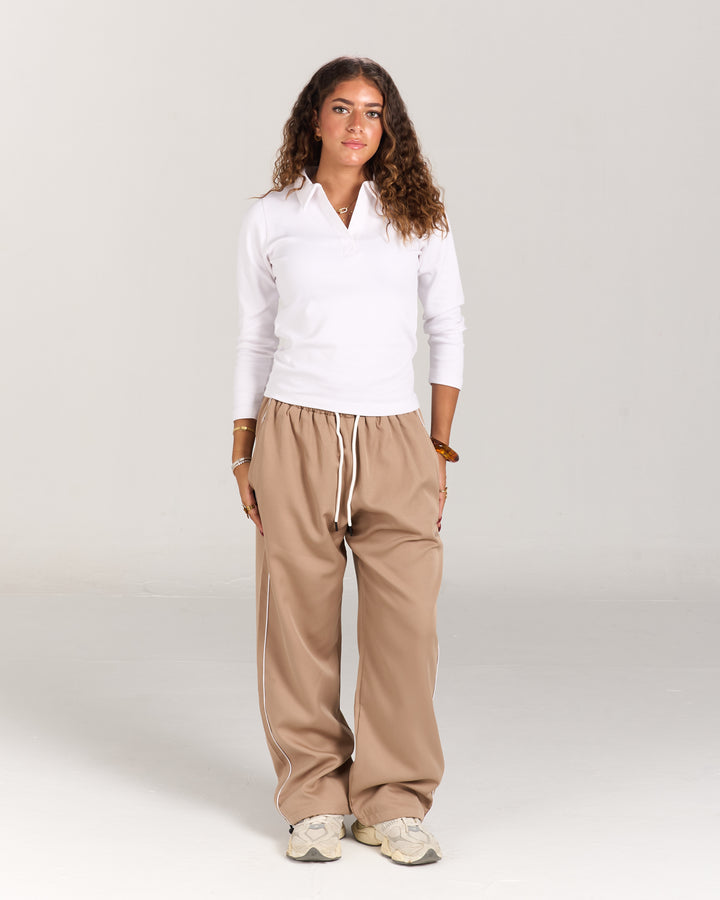 Dark Beige Trackpants