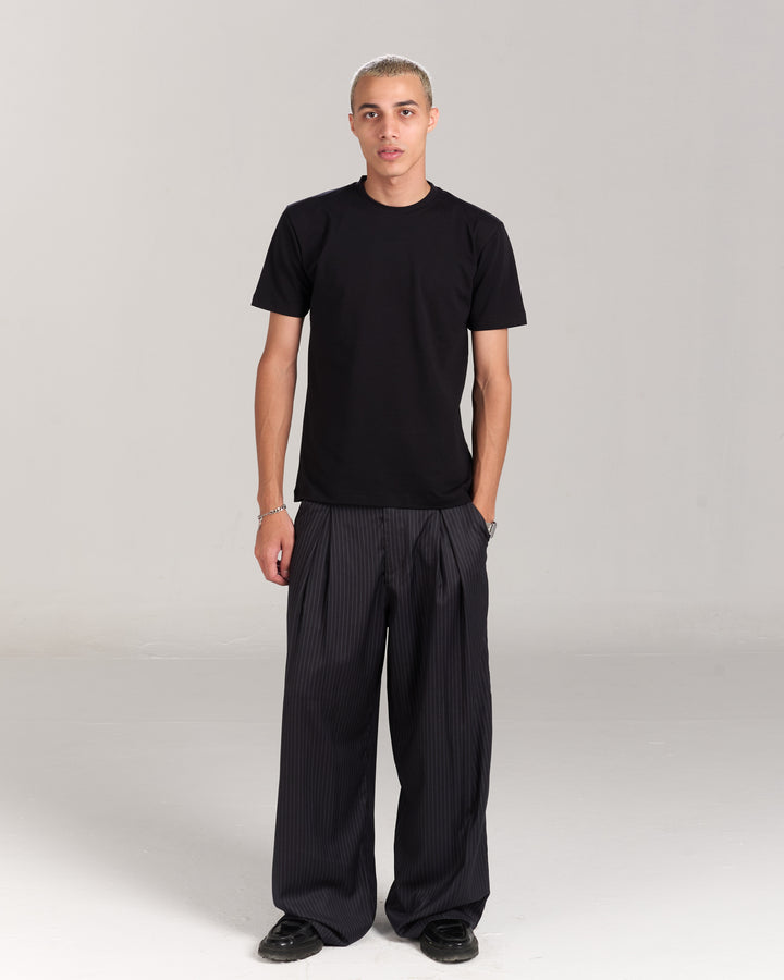 Black Regular Fit Tshirt