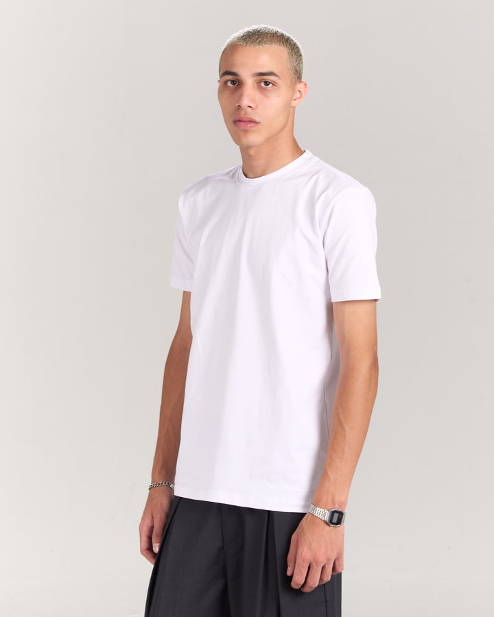 White Slim Fit Tshirt