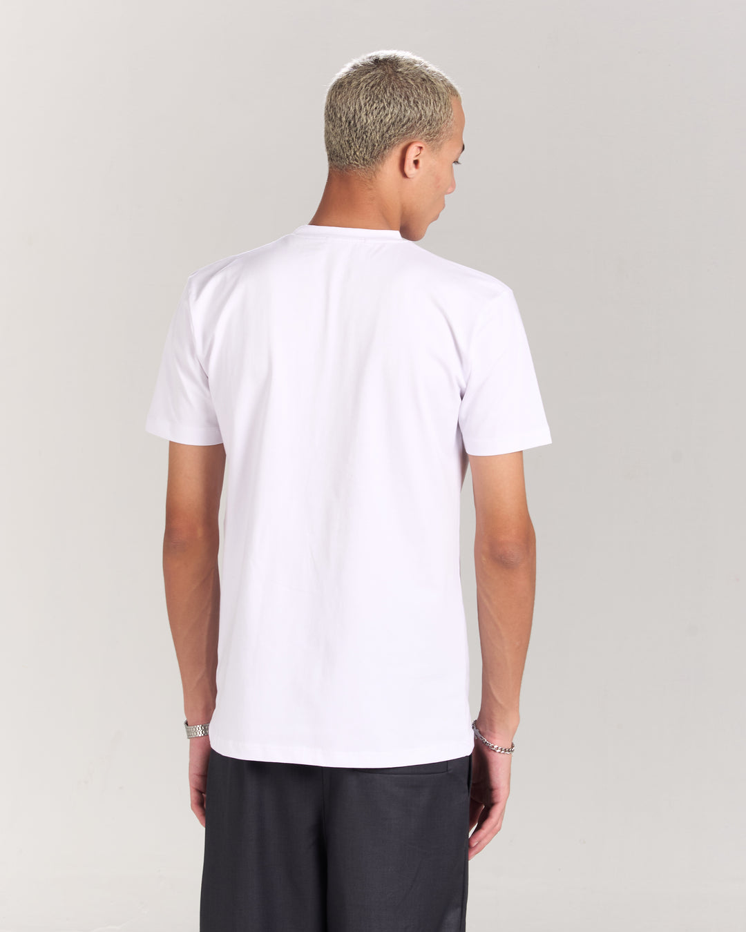 White Slim Fit Tshirt