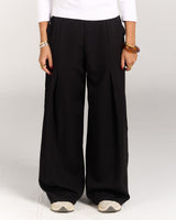 Black Women Tilted Pants