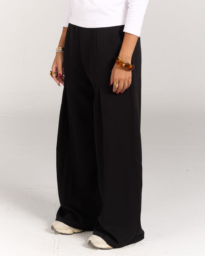 Black Women Tilted Pants