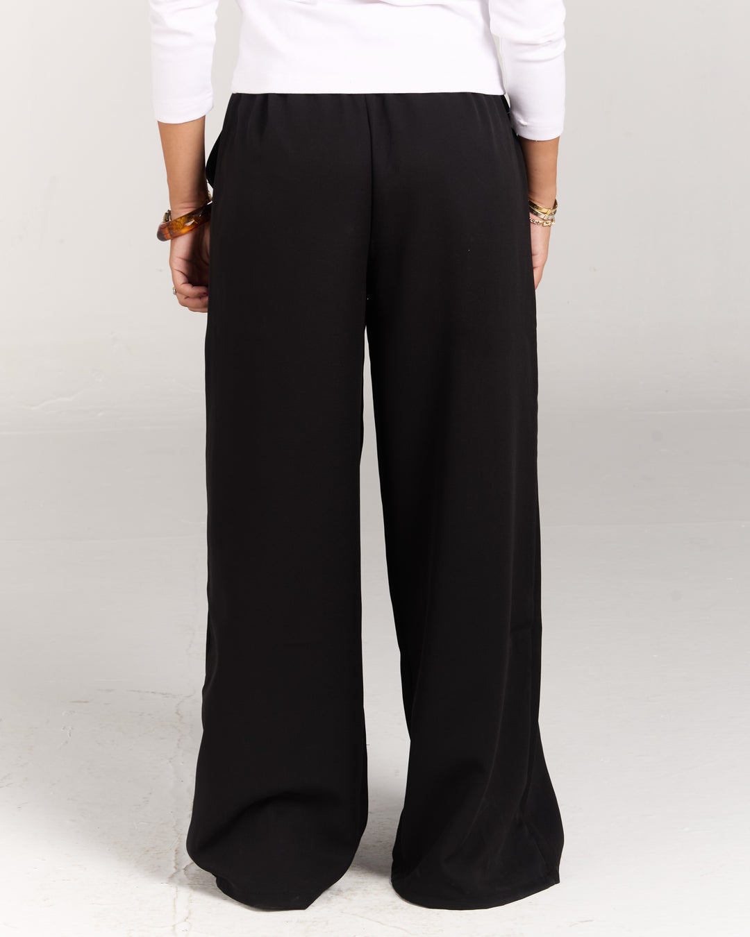 Black Women Tilted Pants