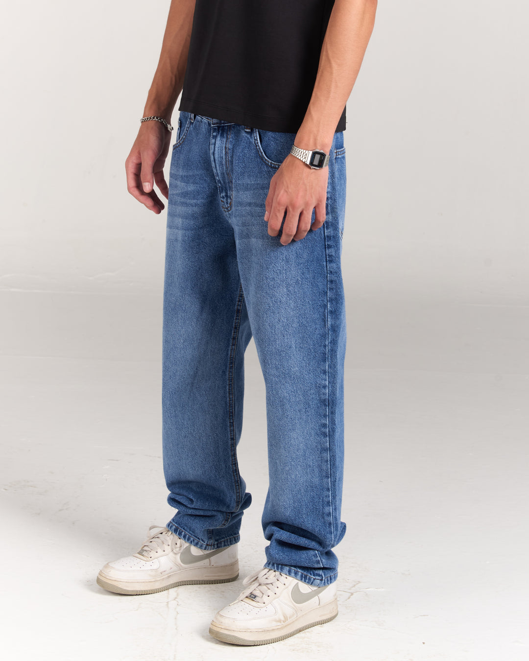 Blue Regular Fit Denim