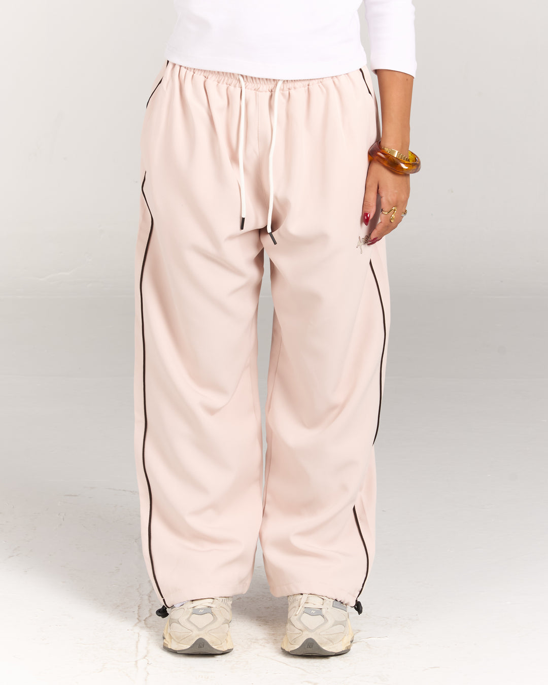 Beige Trackpants