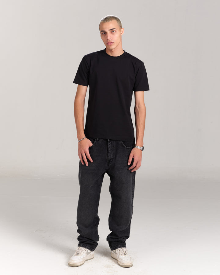 Black Regular Fit Denim