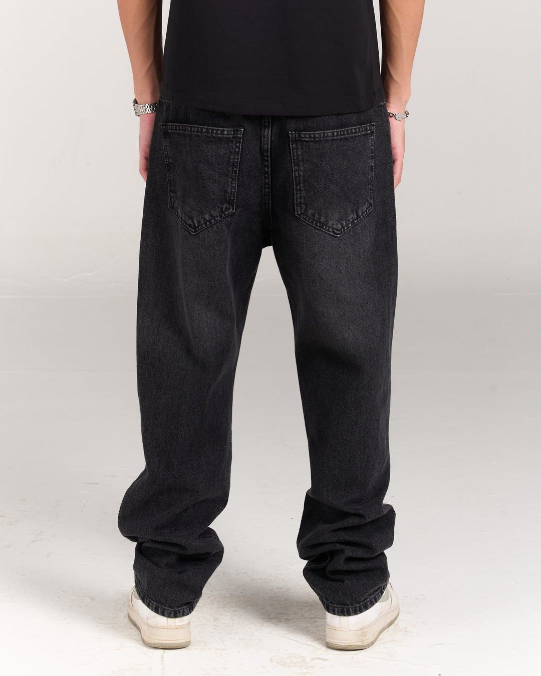 Black Regular Fit Denim