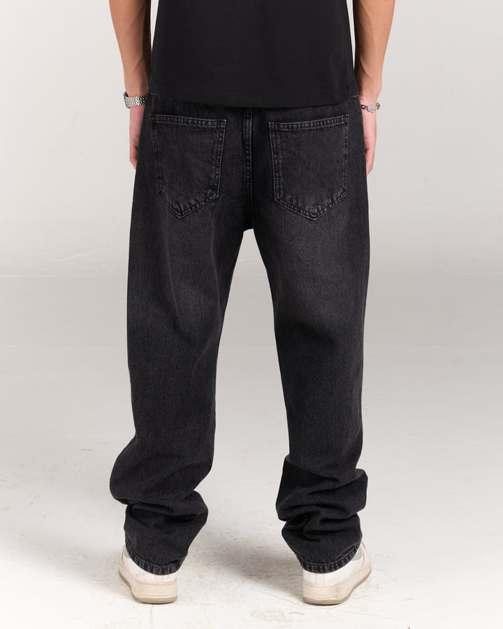 Black Regular Fit Denim