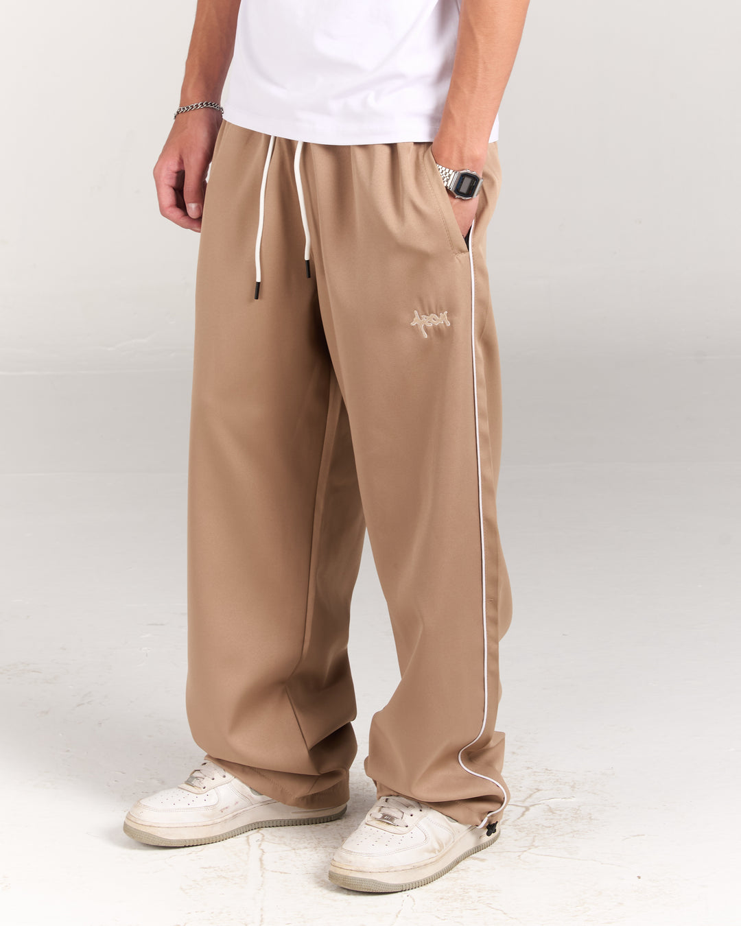 Dark Beige Trackpants