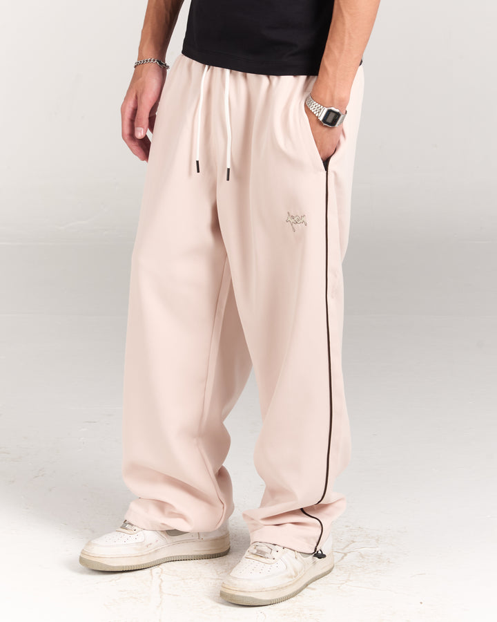 Beige Trackpants