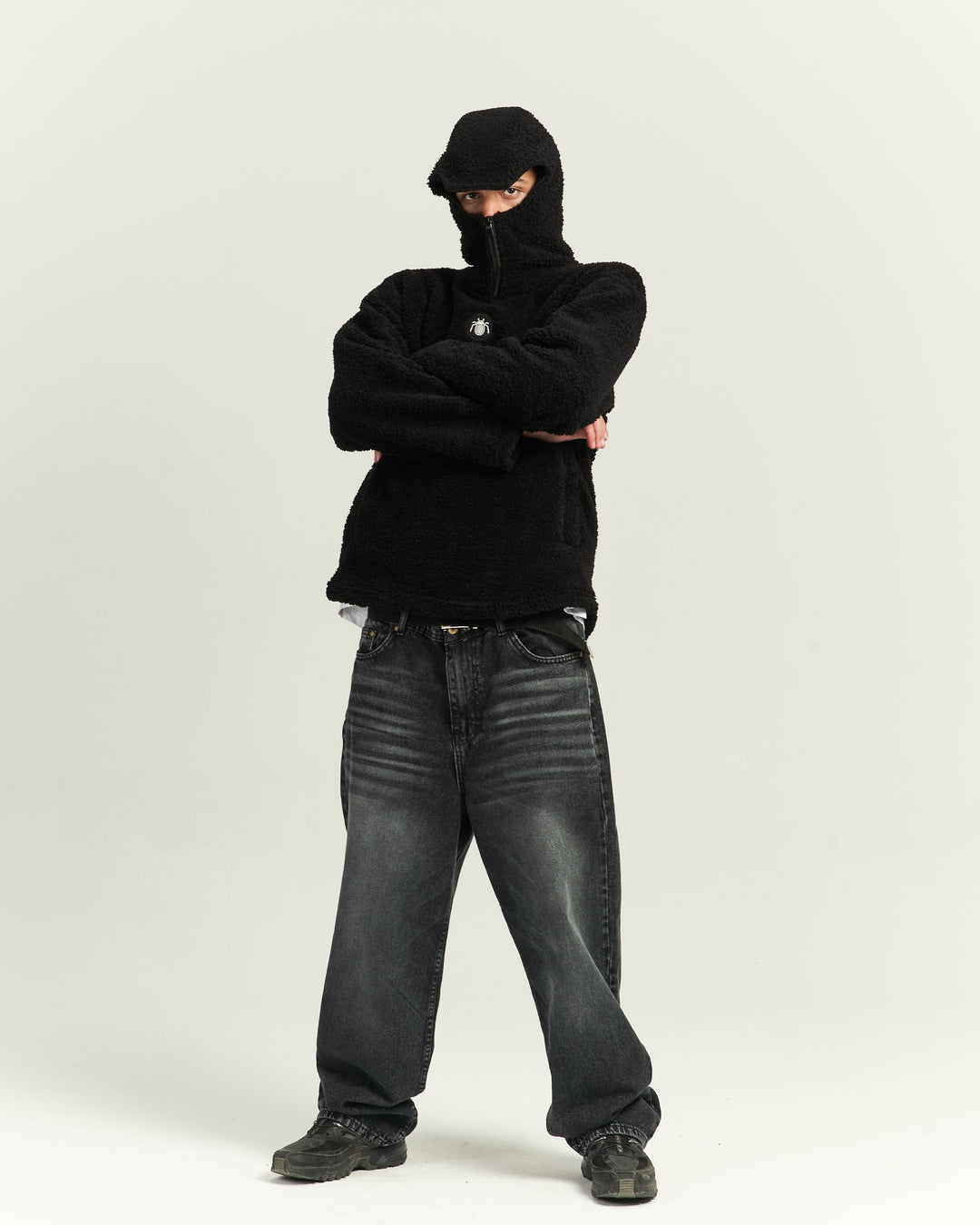 Black Ninja Jumper – leon - Main Image