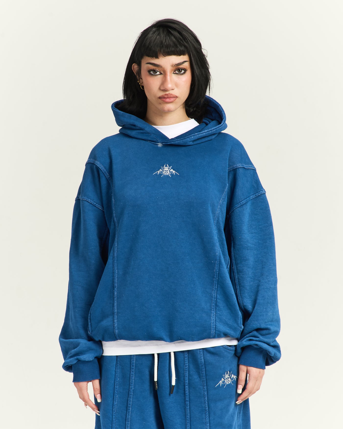 Blue Washed Hoodie