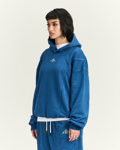 Blue Washed Hoodie