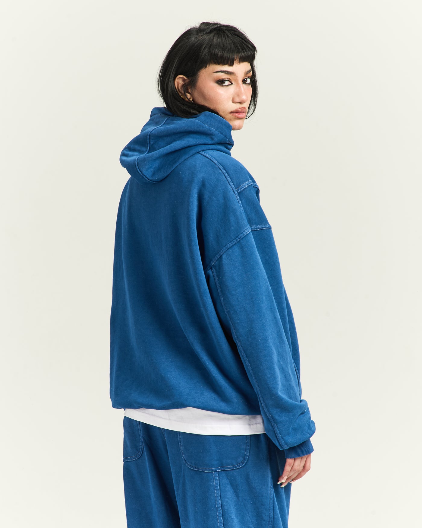 Blue Washed Hoodie