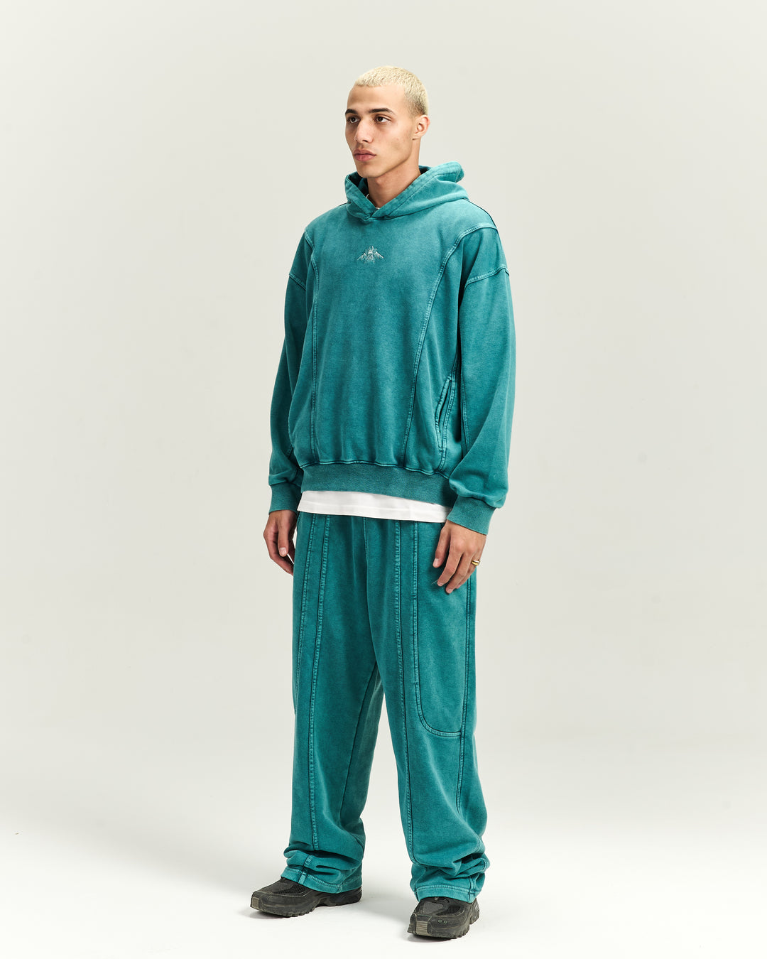 Green Washed Sweatpants