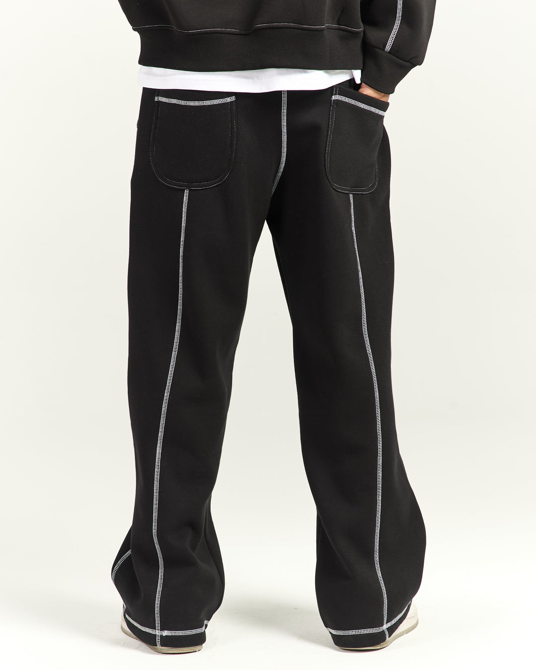 Black Stitches Sweatpants