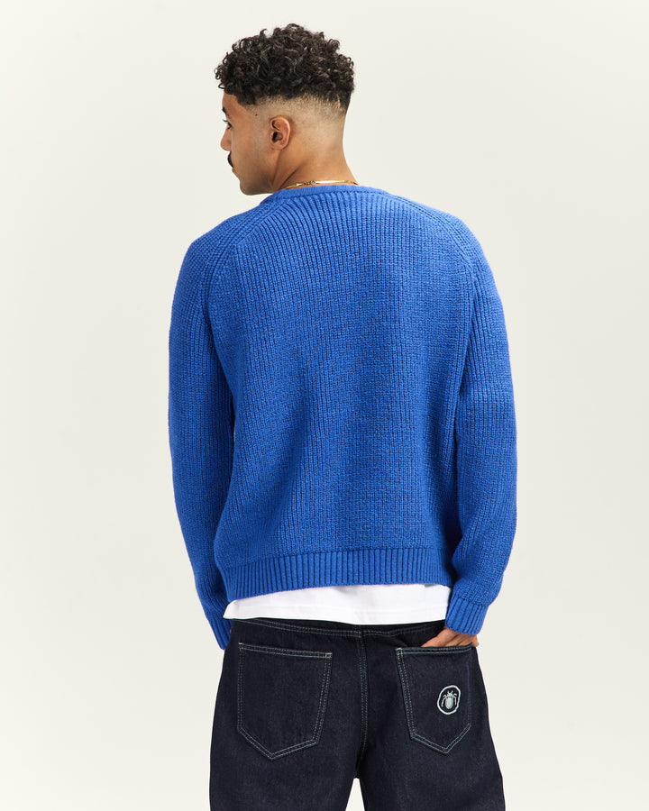 Blue Knitted Sweater