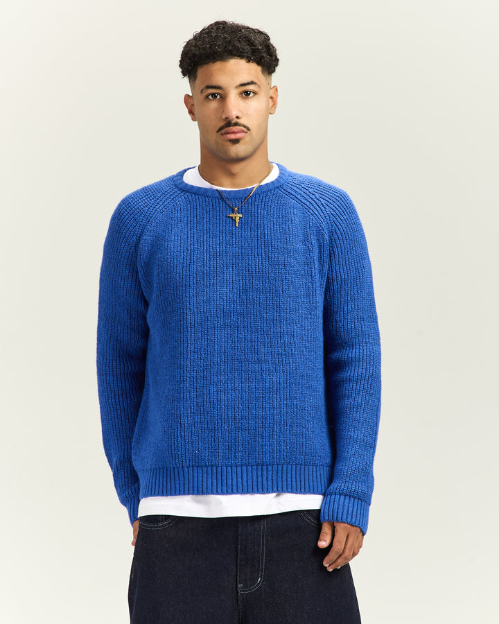 Blue Knitted Sweater