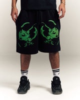 Green Cyb3r Shorts