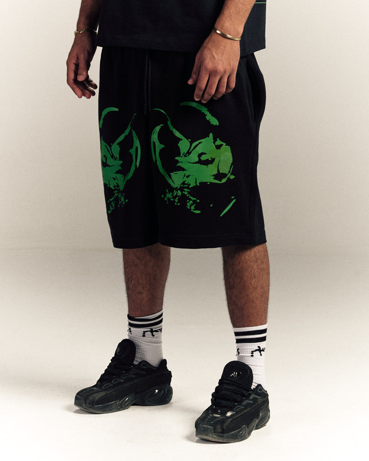 Green Cyb3r Shorts