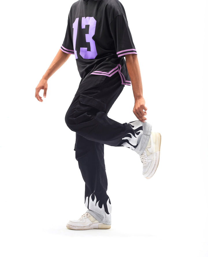 Flames Cargo Pants